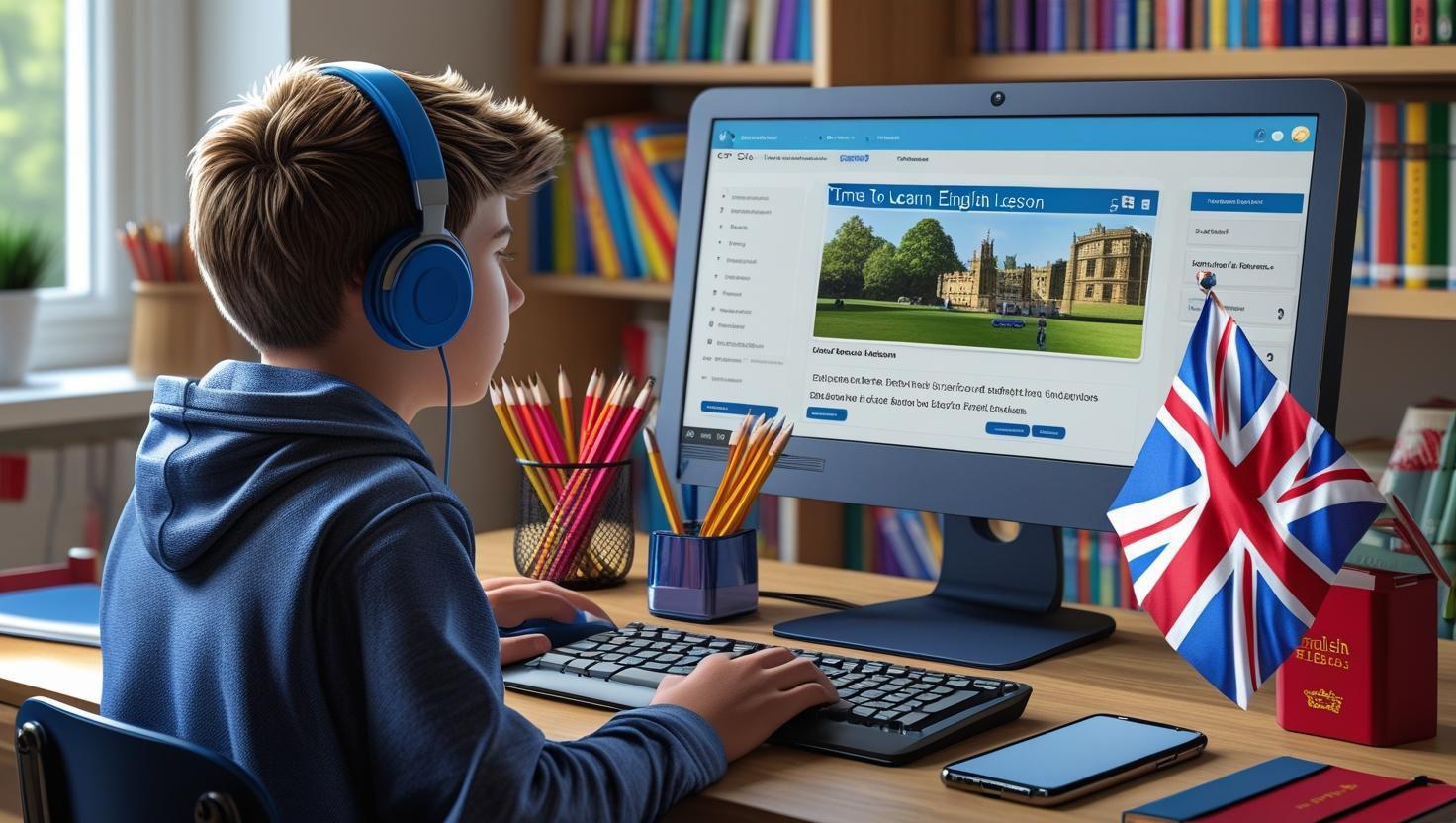 Ensino de inglês facilitado