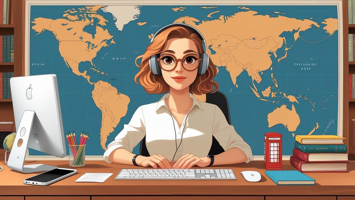 Aprenda inglês com atividades interativas